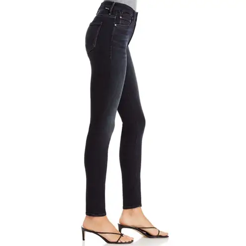 MOTHER High Waisted Looker Skinny Jeans in Coffee Tea or Me Size 27 Blue