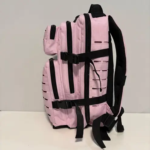 25L MOLLE Slim Backpack In Cotton Candy Pink