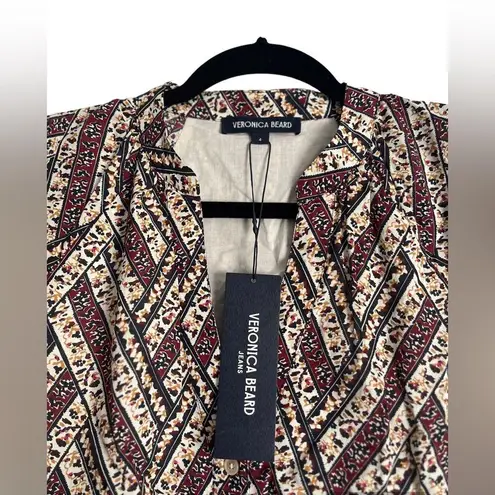 Veronica Beard GEORGIA FLORAL-PRINTED SHIRTDRESS