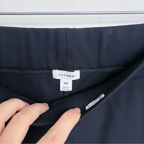Cuyana • Ponte Legging Pant cropped ankle slim pull-on elastic waist black