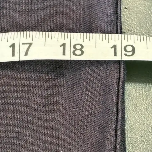 Nic+Zoe Dark Navy Long Sleeve Dress with Silver Bead Details size Small