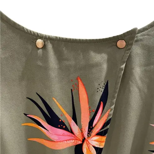 A New Day  Green Floral Romper - Image 4