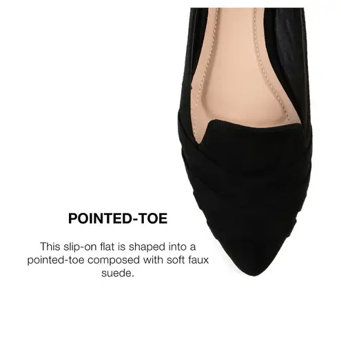 Journee Collection Women's Mindee Pointed Toe Flats- Size 10