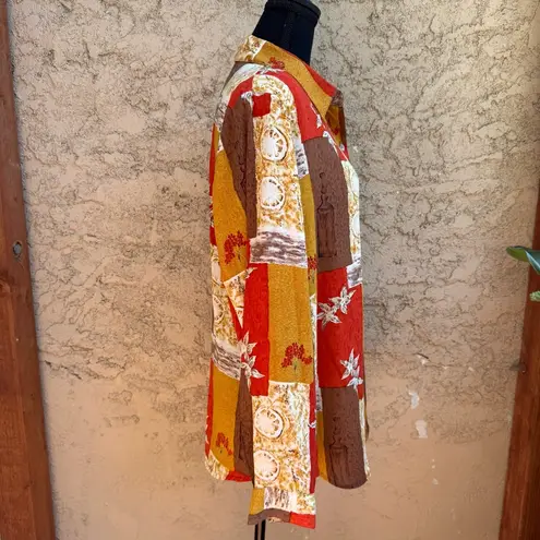 Vintage 90’s Kathy Ike Citrus & Oil Button