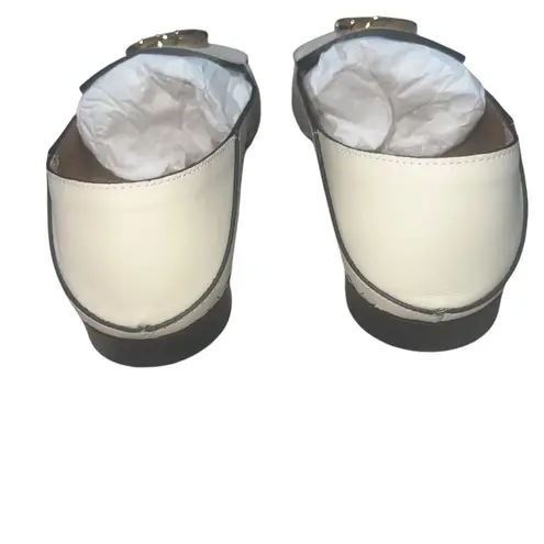 Chloé NEW NIB Chloe C Lasered Woven Leather Loafers In White