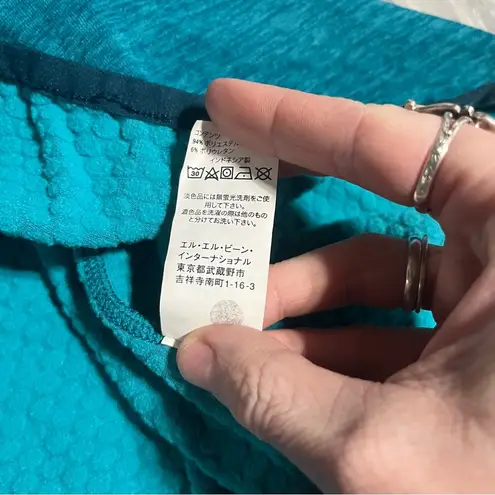 L.L. Bean Teal Blue Thin Long Sleeve Sweatshirt; XS reg Women’s