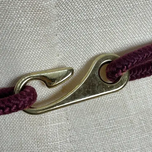 Vintage Cord Belt Twisted Braided Stretch Women Green Wine Gold 70s 80s Dramatic