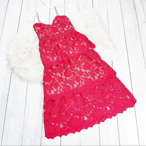 š Self Portrait Women'sā Flower Lace Tiered V