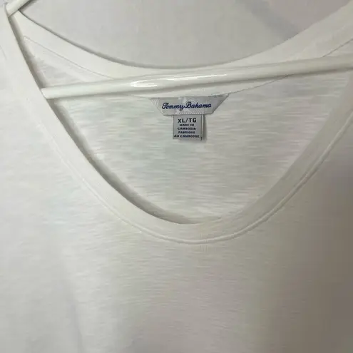 Tommy Bahama  Women's Cream Short Sleeve Tee