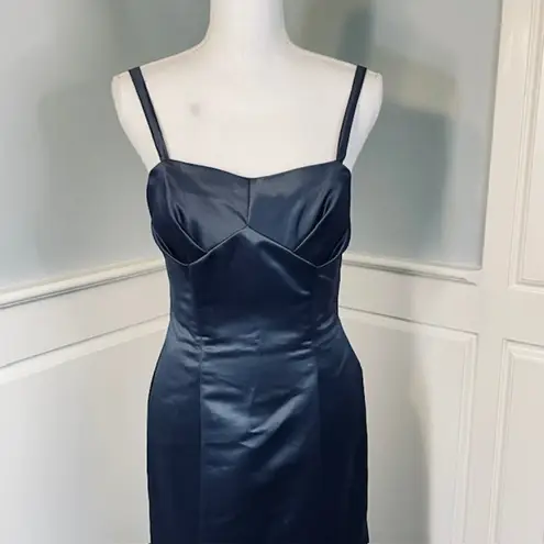 Mori Lee Mermaid Prom Formal Satin Dress Size 7 8
