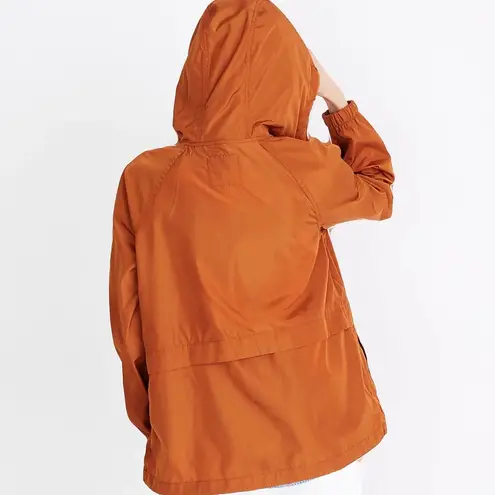 Madewell  Women’s Raincheck Packable Rain-jacket In A Rust Color Size XS