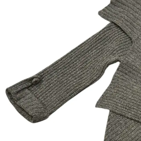 margaret o'leary Wrap Open Front Cashmere Cardigan Sweater S