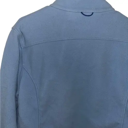 LL bean fleece full zip jacket Blue Size L