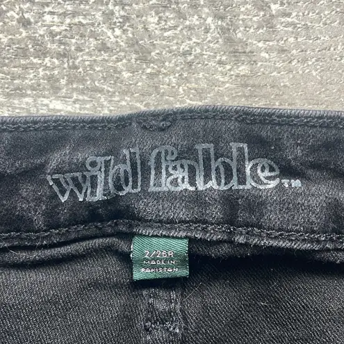 Wild Fable Black Denim High-Rise Jean Shorts Size 2