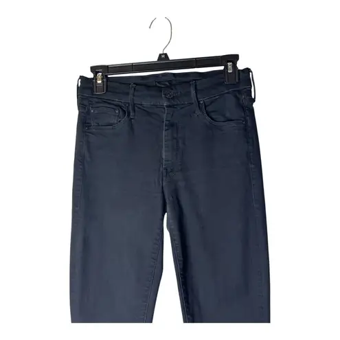 Mother Jeans Women 26 Black Not Guilty Wash The Looker Skinny Streetwear Goth