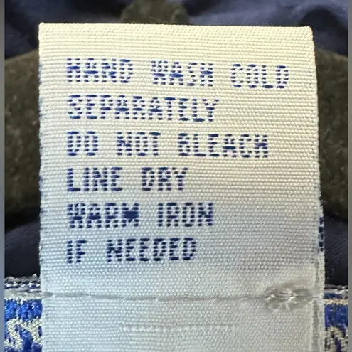 Vintage Anna and Frank Deep Blue Silk