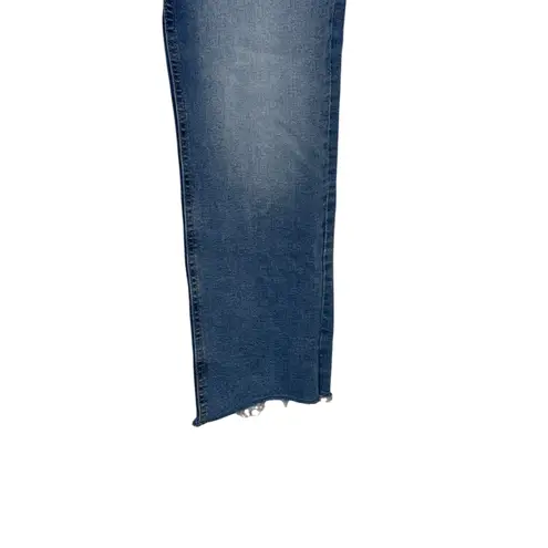 United Colors Of Benetton United Colors of Benettion Womens Jeans Straight Fit Mid-Rise Frayed Hem Size 28