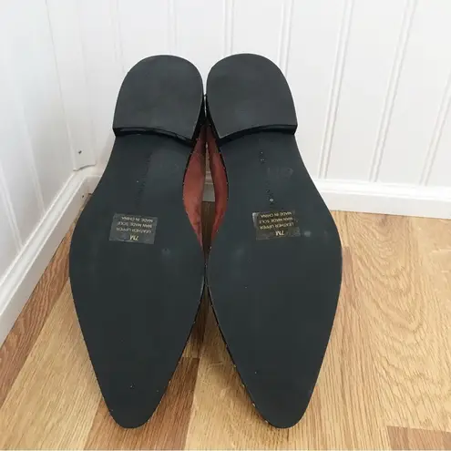 Rebecca Minkoff  Rust Red Leather Chelsea Boot Ankle Bootie Studded‎ Size 7 New thumbnail 10