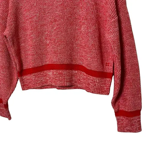 Sweaty Betty  Sunday Marl Knitted Sweater Red Women’s Size XS Organic Cotton