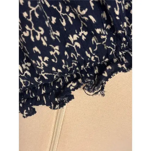 Ulla Johnson Alene One Shoulder Top Midnight Micro Floral 6