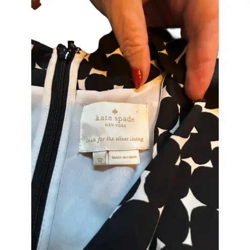Kate Spade Ink Blot Silk Dress - Size 12