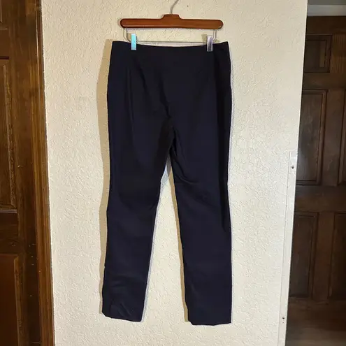 Doncaster Collection Women's Navy Blue Cotton Spandex Straight Leg Pants Size 8