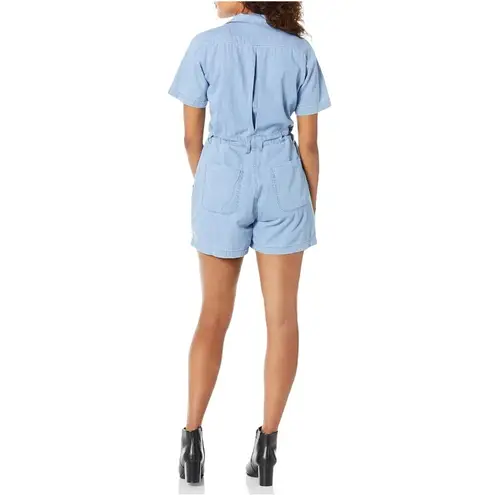 Baldwin Aurora Denim Romper in Lind/Blue, Size L New w/Tag $264 Blue Size L