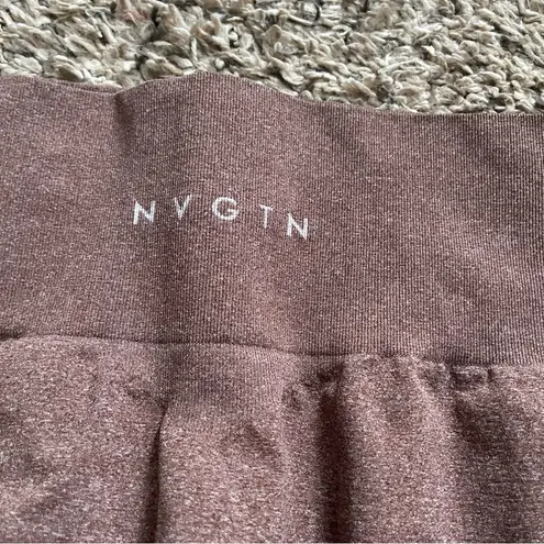 NVGTN  Brown seamless contour leggings size medium