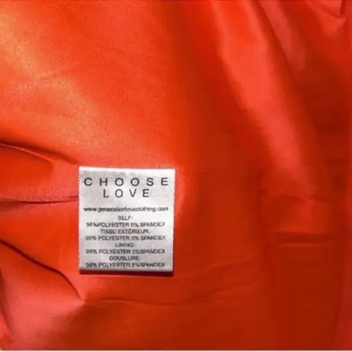 Generation Love Revolve Papaya/Coral Hudson
Blazer(Size Medium)
