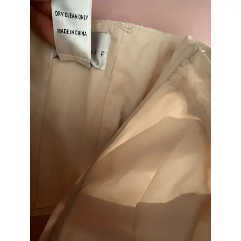 Bill Levkoff Bustier Lingerie Beige Womens Sz 10 Polyester Strapless Zip Corset