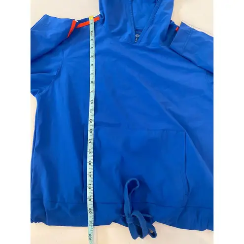 Kinona Hit The Range Longsleeve Golf Hoodie Blueberry Blue EUC Sz S Stretchy