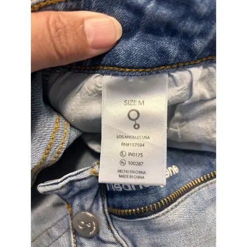 Insane Gene Shorts Women Size Medium Blue Cut Off Denim Jean American Distressed