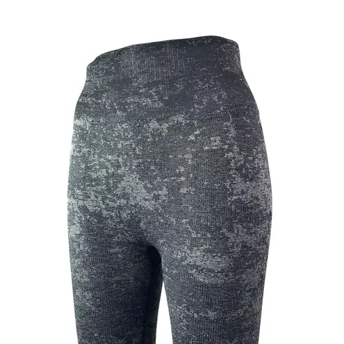 Calvin Klein  Black Gray High Waist Skinny Activewear Yoga Leggings Pants Size M