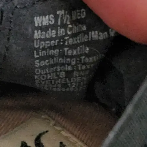 Simply Vera Vera Wang Ethel Blue Patterned Espadrille Flats Size 7½