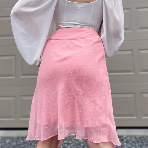 Bandolino Flowy Coquette Paper Doll Barbiecore Y2K Aesthetic Midi Skirt 6