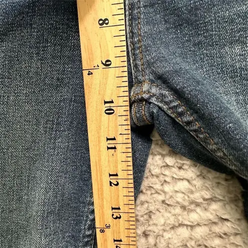 Fat Face Women's Sway Capri Jeans Size 6 Dark Wash Relaxed Fit Denim Blue