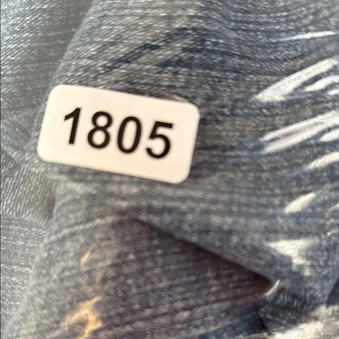 Cato  Blue Oversized Jean Jacket with Contrast Stitching