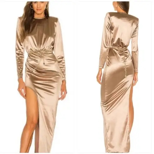 Bronx and Banco REVOLVE Farrah Maxi Dress in Gold