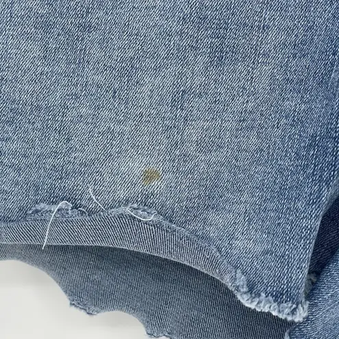 Seven7 Seven 7 Weekend Cut Off Stretch Jean Shorts Womens Size 4 Blue Denim F-195