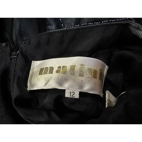 Matini Y2K Black Ombre Beaded Deadstock Prom Dress Size 12