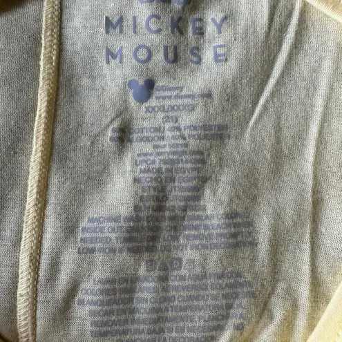 Disney  Mickey Mouse Juniors' Yellow Open Back Tank Top Size XXXL