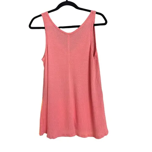 Kaileigh Stitch Fix Coral Mirra Textured Knit Tank Top Size Medium NWT USA