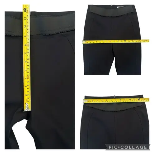 Stella McCartney Black Stretch Zip Cuff Panelled Ponte Pants IT 42 US 6-8