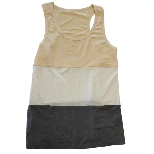 Womens Color Block Yoga Tank