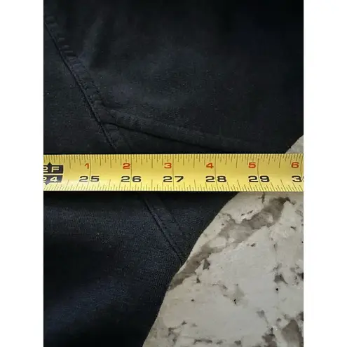 THE BODY CO WOMEN'S 1/2 ZIP LONG SLEEVE HOODED SWEATSHIRT Dark Gray MEDIUM M