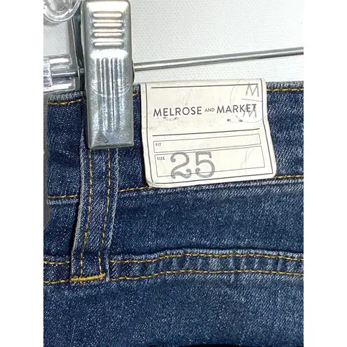 Melrose and Market Wide Leg Cropped Jeans Womens 25 NWT Preppy Casual Normcore