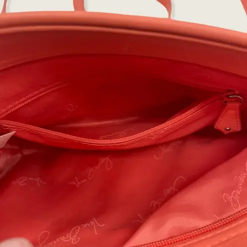 Vera Bradley Trimmed Trapeze Pixie Confetti Orange Polka Dot Small Crossbody Bag