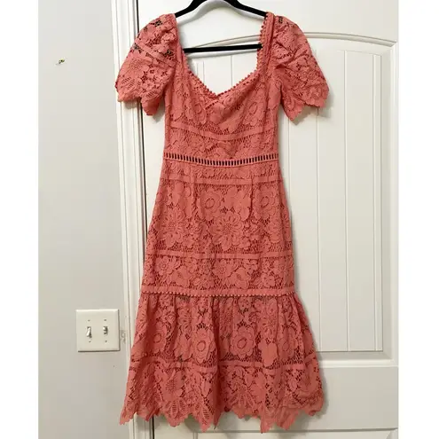 Saylor Louisa Lace Midi Dress