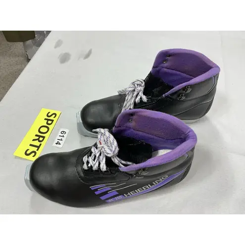 Womans Heierling XC25 SNS Profile Ski Boots Us 8.5 Eu 41 Multicolor Lace Up Black