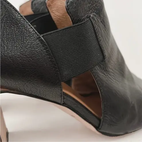 Corso Como Maybel Black Leather Peep Toe
Tortoise Shell Block Heels Women 8.5